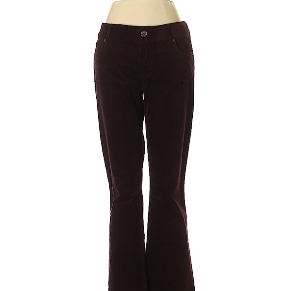 J Crew Cords Dark Purple Size 4